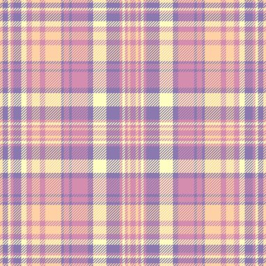 Sahne tekstil kumaşı, Japon desen kontrolü. Pembe ve çivit rengi palette dandik arkaplan dikişsiz tartan vektörü.