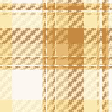 Özel ekose arka plan desenli, ekosesiz tartan kontrolü. Deniz kabuğu ve açık renk paletinde gerçek kumaş tekstil deseni vektörü.
