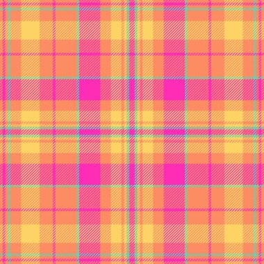 Rahat arka plan dokusu pürüzsüz, hat vektör kontrolü kumaşı. Turuncu ve kehribar rengi paletli ekose kumaş..