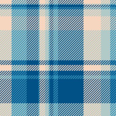 Küçük tartan desenli kumaş, kusursuz boya kontrolü. Cyan ve Pastel renk paletinde aşınmış vektör ekoseli arkaplan.
