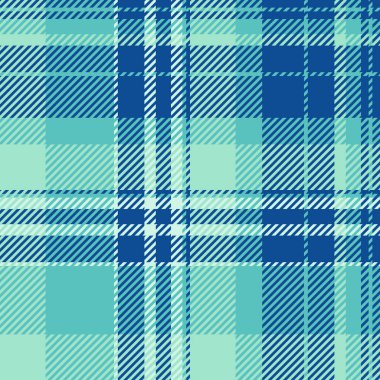 Fransa desenli dikişsiz vektör, flanel kumaş ekose tekstil. Açık ve mavi renk paletinde dünya çapında tartan arkaplan kontrolü.