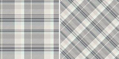 Tekstil vektör arkaplan dokusuna sahip tartan desenli kumaş kontrolü. Çevre dostu ambalaj ürünleri için popüler renklerde ayarlandı.