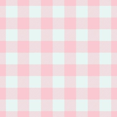 Etnik arka plan kusursuz vektör, boş kalıp tekstil kontrolü. Sevimli desen ekose kumaş ekose açık ve beyaz renk paleti.