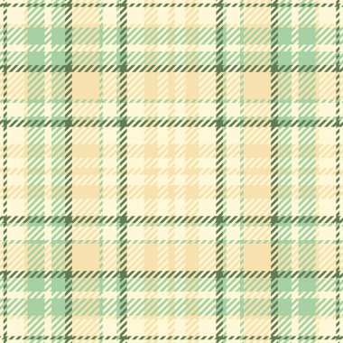 Temel kumaş pürüzsüz arka plan, fabrika vektör dokusu tartan. Motif tekstil desen ekoseyi açık altın çubuk sarı ve buğday rengi paletinde kontrol et.