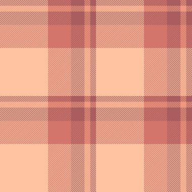 Piknik battaniyesi kumaş kontrolü, ekosesiz ekoseli kumaş. Argyle deseni arka plan deseni kırmızı ve turuncu renk paleti ile tekstil.