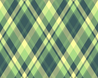 Argyle geometrik eşkenar dörtgenin kusursuz deseni. Harlequin duvar kağıdı tasarımını kontrol et. Web geçmişi için klasik elmas şekilli tekstil malzemesi, baskı kumaşı, kazak, ambalaj kağıdı, hediye kartı, davetiye.