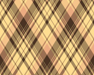 Argyle geometrik eşkenar dörtgenin kusursuz deseni. Harlequin duvar kağıdı tasarımını kontrol et. Web geçmişi için klasik elmas şekilli tekstil malzemesi, baskı kumaşı, kazak, ambalaj kağıdı, hediye kartı, davetiye.