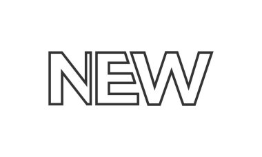 Güçlü ve modern kalın metinlerle yeni logo tasarım şablonu. Basit ve minimal tipografi içeren ilk tabanlı vektör logosu. Moda şirket kimliği.