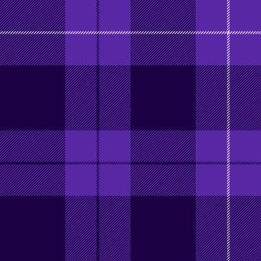 Endüstriyel ekose vektör deseni, dokuları tartansız arka plan. Yosun dokusu menekşe ve koyu renk paletinde tekstil dokusunu kontrol et.