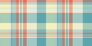 Minimalist desenli tekstil kumaş, ekran tartan arkaplan dokusu. Resimlerde pastel ve açık renk paletinde ekose vektör kontrolü.