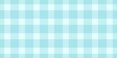 Dikensiz desenli ekoseli, dikme vektör kumaşlı kumaş. Açık ve açık renkli Cyan renk paletinde Pastel denetim dokusu tartan arkaplanı.