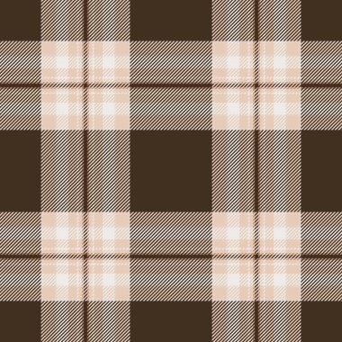 Vektör kumaş arka planı, filigran desen ekose kontrolü. Bandananın düz desenli koyu ve açık renk paletinde tartan tekstili.