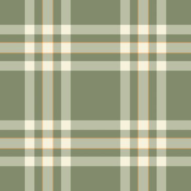 Çeşitli tekstil desenli ekose, nostalji özgeçmiş kontrol vektörü. Sanatsal kumaş tartan dokusu pastel ve kehribar rengi palette pürüzsüz..