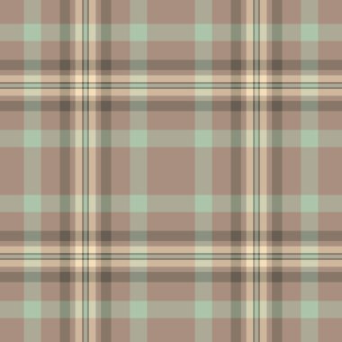 Dikey kumaş tartan kontrolü, dikişsiz dizgisel şablon vektörü. Pastel ve açık renk paletinde periyodik tekstil desenli ekose arkaplan.