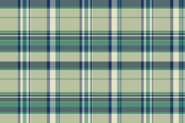 Uzun arka plan kontrolleri, ekose desenli resimler. Takım elbise tartan desenli pastel kumaş ve nane rengi paleti.