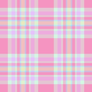 Boya desenli arka plan, 50 'li yaşlarda ekoseli kumaş. Açık ve pembe renk paletinde indirimli kumaş tekstil denetimi.