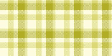 İç kontrol vektör tekstili, mutfak ekose kumaşı. Madras desen düz arkaplan sarı ve açık sarı renk paletinde.