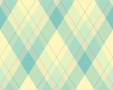 Argyle seamless pattern of geometric rhombus. Harlequin check wallpaper design. Vector classic diamond shaped textile material for web background, print fabric clothing, sweater, wrapping paper, gift card, invitation. clipart