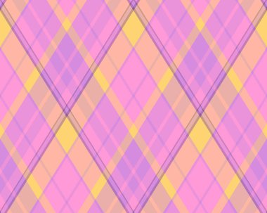 Argyle geometrik eşkenar dörtgenin kusursuz deseni. Harlequin duvar kağıdı tasarımını kontrol et. Web geçmişi için klasik elmas şekilli tekstil malzemesi, baskı kumaşı, kazak, ambalaj kağıdı, hediye kartı, davetiye.