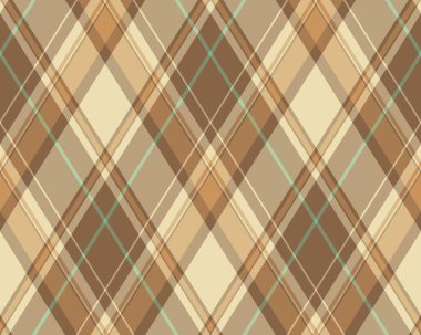 Argyle geometrik eşkenar dörtgenin kusursuz deseni. Harlequin duvar kağıdı tasarımını kontrol et. Web geçmişi için klasik elmas şekilli tekstil malzemesi, baskı kumaşı, kazak, ambalaj kağıdı, hediye kartı, davetiye.