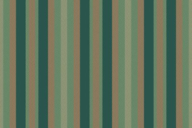 Tekstil deseni, ton dikey çizgileri yerleştirin. Mavi ve turuncu renk paletinde kadife arkaplan dikişsiz kumaş vektörü.