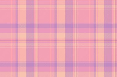 Mendil desenli arka plan pürüzsüz, İrlanda vektör dokusunu kontrol et. Kırmızı ve pembe renk paletinde desenli ekose kumaş..