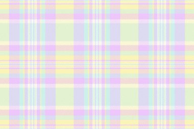 Çizilmiş tekstil kumaş dokusu, uçsuz bucaksız tartan kontrol deseni. Paket vektörü ekosesiz arkaplan açık ve beyaz renk paletinde.