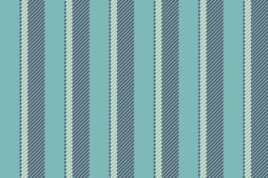 Doku çizgileri pürüzsüz, karmaşık tekstil çizgili desen. Gök mavisi ve pastel renk paletinde Pew yılı dikey kumaş vektör arkaplanı.