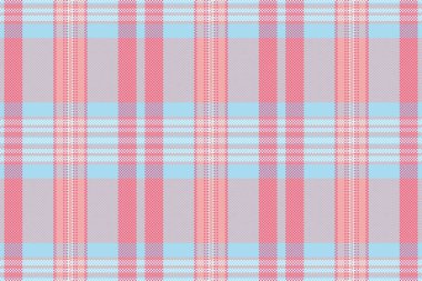 Oda arkaplanı kontrolü, estetik ekoseli kumaş. Vichy vektör kumaşı ışık ve cyan renk paletinde tartan tekstil.