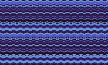 Mavi ve mor tonlarında kusursuz dalgalı çizgiler. Tekstil baskıları, web sitesi arkaplanı ya da şık ve rahatlatıcı bir arka plan gerektiren herhangi bir tasarım projesi için mükemmel..