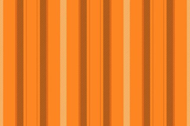 Bedava tekstil çizgileri, dikey dikey ürün dokusu. Turuncu ve buğday rengi paletinde gerçekçi kumaş arkaplan vektör deseni.