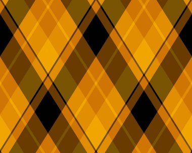 Altın, kahverengi ve siyah tonlarında soyut çapraz ekoseli desenler çiziyor. Modern tasarımlar, arka planlar, tekstil ve web sitesi afişleri için mükemmel..