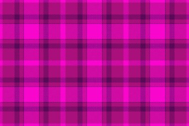 Pantolon vektör desenli kumaş, desenli ekose tartan arka plan. Tweed tekstil kusursuz Pembe ve parlak renk paleti dokusu.