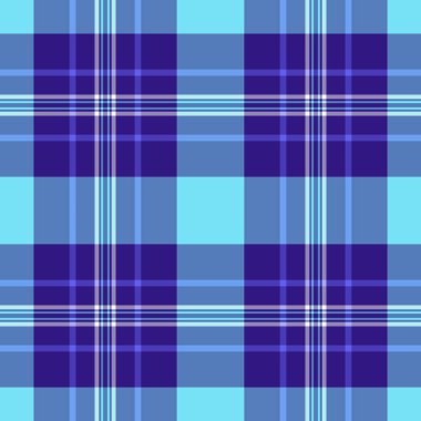 Japon tartan vektörü pürüzsüz, perde desenli ekose kumaş. Çivit ve mavi renk paletinde modayı kontrol et.