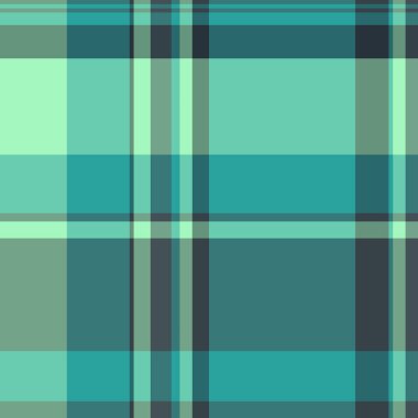 Tiftik desenli kumaş dokusu, zengin tekstil vektör arkaplanı. 1950 'lerin tartan ekoseli mavi ve pastel renkler paletinde pürüzsüz.