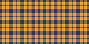 Kadınsı desenli tekstil vektörü, arka plan ekose tartanı karıştır. Kehribar ve turuncu renk paletindeki pürüzsüz dokuyu kontrol et.