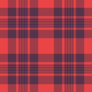 Canlı kırmızı ve koyu kırmızı ekose desenli. Tekstil tasarımları, web sitesi geçmişi ya da sonbahar temalı projeler için mükemmel. Kusursuz tekrarlama dokusu çok yönlü tasarım uygulamaları sunar.