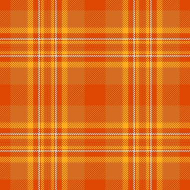 Canlı turuncu ve altın ekose desenli. Tekstil tasarımı, web sitesi geçmişi ya da sonbahar temalı projeler için mükemmel. Bu pürüzsüz doku cesur, şık bir estetik sunuyor..