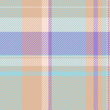 Yumuşak bej, açık mavi ve lavanta renginde çapraz çizgiler içeren zarif pastel ekose desenli. Moda, tekstil ve web sitesi geçmişi için ideal. Her tasarıma sofistike bir cazibe katar..