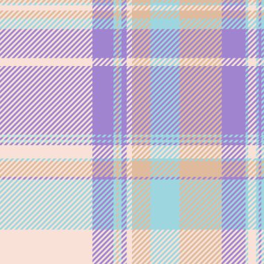 Pastel renkli ekose desenli yumuşak mor, bej ve su renginde çapraz çizgiler. Tekstil tasarımı, moda, web sitesi geçmişi veya koleksiyon kitabı projeleri için ideal.