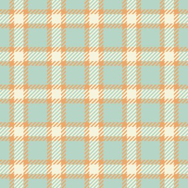 Yumuşak turuncu, krema ve nane yeşiliyle zarif pastel ekose desenli. Tekstil tasarımları, web sitesi geçmişi ya da el işi projeleri için mükemmel.
