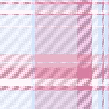Yumuşak tekstil kumaş tartan, manzarasız arka plan vektörü. Işık ve kar renkleri paletinde desenli ekose deseni kontrol et.
