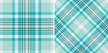 Dikensiz desenli ekose kumaşlı kumaş arkaplan tekstilini tartan vektör kontrolü. Kış renklerinde ayarlanmış. Hediyeler için eşsiz hediye kağıdı tasarımları.