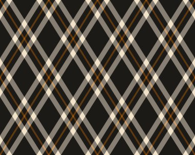 Siyah, bej ve kahverengi renkli zarif çapraz ekose desenli. Moda, tekstil tasarımı ve web sitesi geçmişi için mükemmel. Çok yönlü uygulama için kusursuz tekrarla.