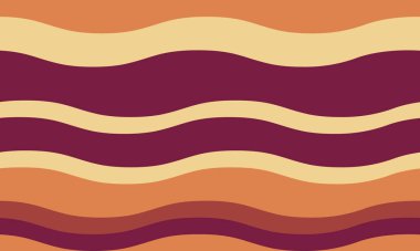 Yumuşak, dalgalı renkte toprak renkte çizgilerin olduğu zarif soyut bir arka plan. Web sitesi afişleri, sosyal medya grafikleri veya tekstil tasarımları için mükemmel.