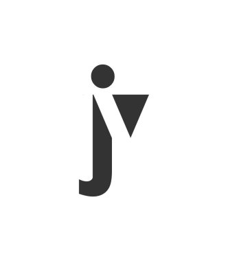 JV yaratıcı geometrik başlangıç tabanlı modern ve minimal logo. j v harfi modaya uygun yazı tipleri.