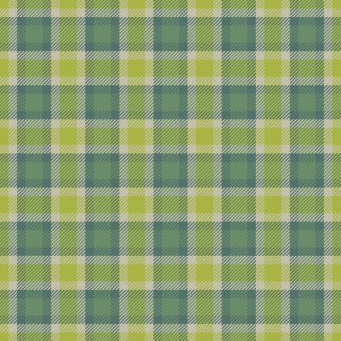 Şık yeşil ve sarı ekose desenli. Tekstil tasarımı, giysi, web sitesi geçmişi ve daha fazlası için mükemmel. İnce renk varyasyonları derinlik ve görsel ilgi ekler.
