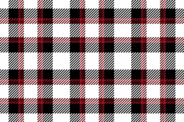 Şık kırmızı, siyah ve beyaz ekose desenli. Tekstil tasarımları, giyim kuşamları, web siteleri ve mevsimlik projeler için mükemmel. Yüksek çözünürlüklü dikişsiz doku çok yönlü tasarım uygulamaları sunar.