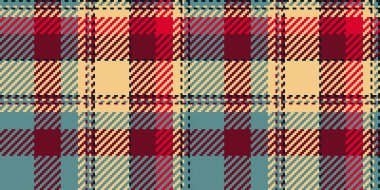 Kırmızı, bej ve deniz mavisi şeklinde sonbahar ekoseli desenler. Tekstil tasarımı, moda veya mevsimlik projeler için mükemmel. Canlı renkler ve klasik bir çek tasarımı sıcak ve davetkar bir estetik yaratıyor..