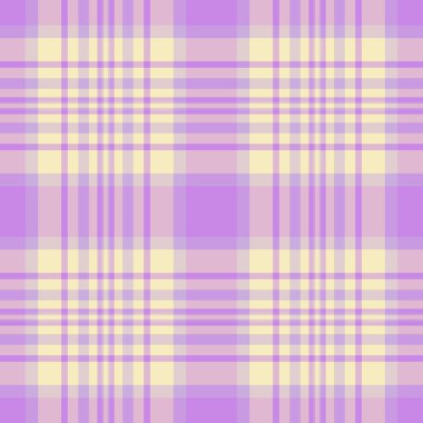 Mor ve sarı tonlarda güzel pastel ekoseli desenler. Tekstil tasarımı, hatıra defteri, ambalaj kağıdı ya da web sitesi geçmişi için mükemmel. Yumuşak, narin ve çok yönlü tasarım..